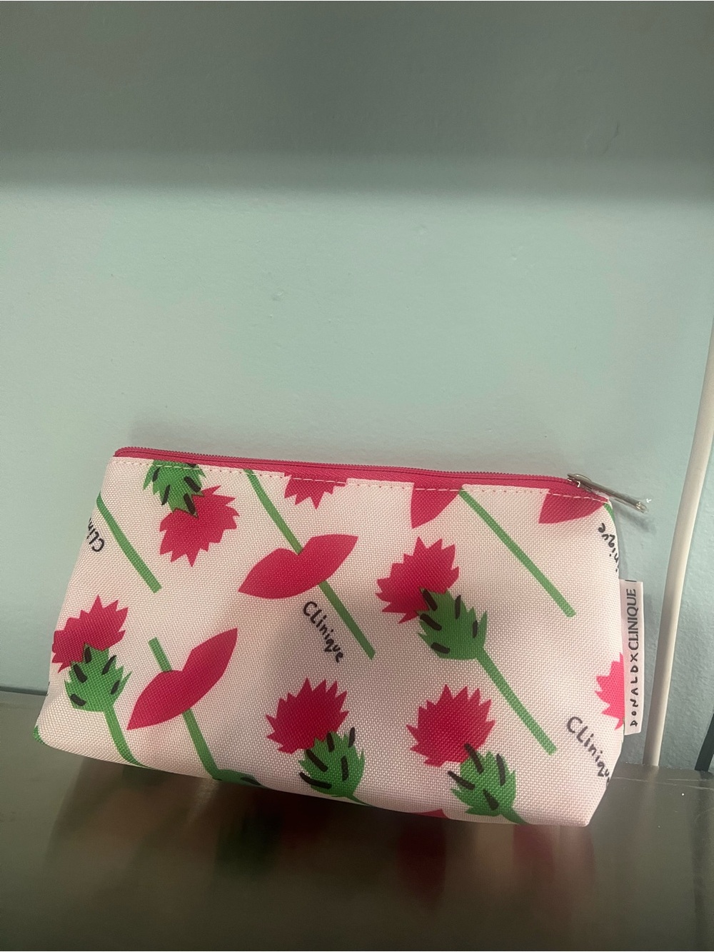 Clinique Lipstick, Mascara & 2 Other Products & Flowered Pouch - Picture 6 of 6